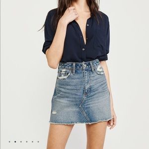 Abercrombie & Fitch denim skirt